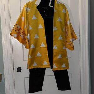 Zenitsu Demon Slayer Costume and wig